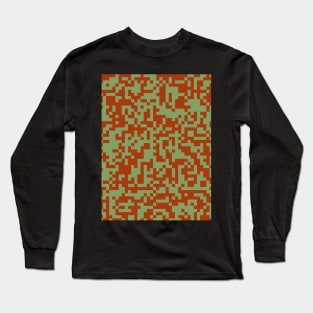 pixel colorful design Long Sleeve T-Shirt